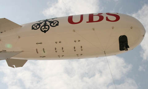 AS10 Blimp in tethered configuration with 3 Axis Gyro Stabilised Camera