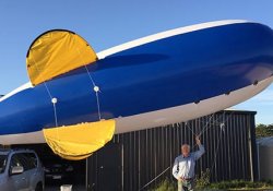 custom 8m tether blimp