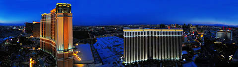 Las Vegas Night Panorama