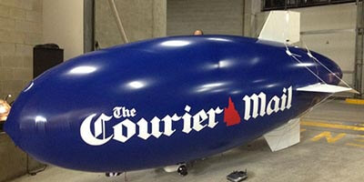 5m courier mail blimp